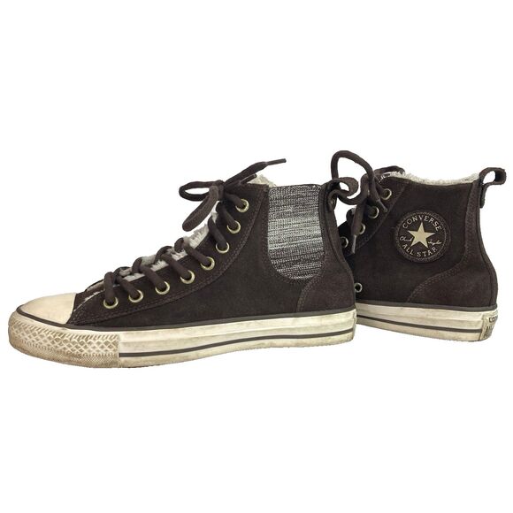 Converse Chuck Taylor All-Star Chelsee Women's 9 Brown Leather High Tops 549597C - Picture 2 of 12